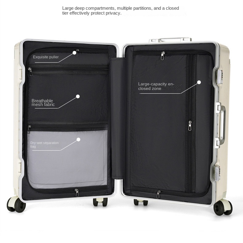 Nueva Maleta de 28 Pulgadas co - Spinner Wheel Rolling Suitcase 20 Inch reseña y precio