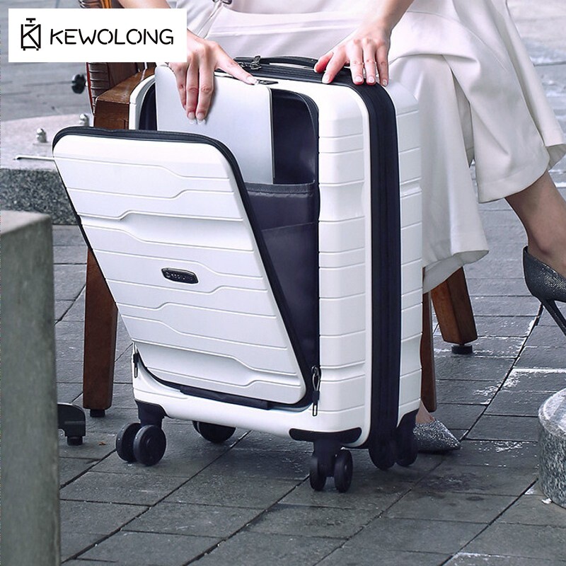Maleta de viaje con apertura f - Cabin Size Lightweight Travel Trolley reseña y precio