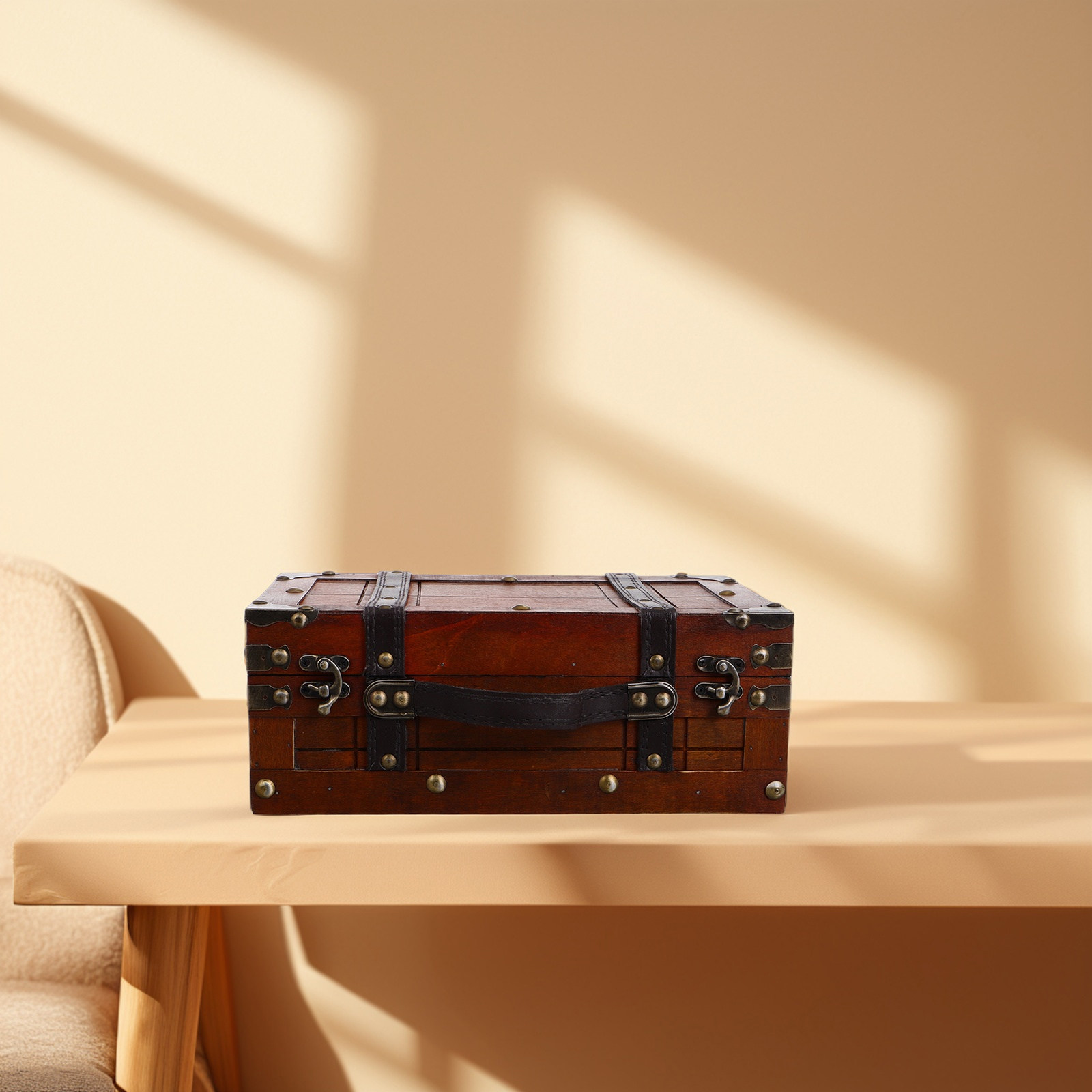 Caja de Almacenamiento de Made - Retro Vintage Trunk Suitcase reseña y precio