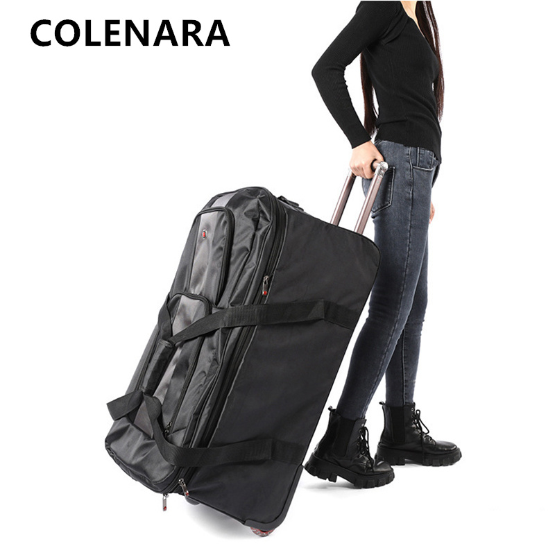 COLENARA Bolsa de Viaje con Ru - Foldable Rolling Luggage Bag reseña y precio
