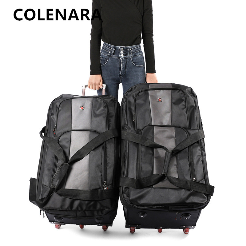 COLENARA Bolsa de Viaje con Ru - Foldable Rolling Luggage Bag reseña y precio