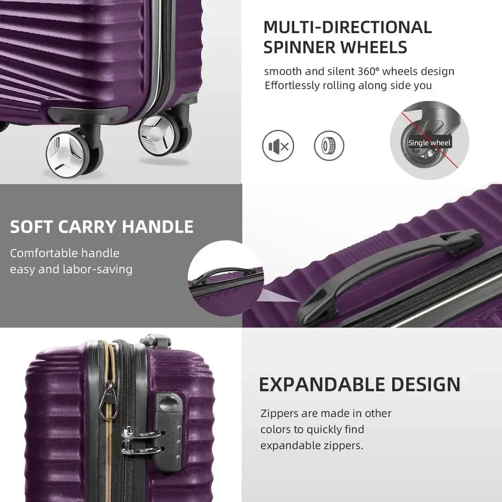 Juego de Maletas Expandibles d - Expandable Hard Shell Luggage Set reseña y precio