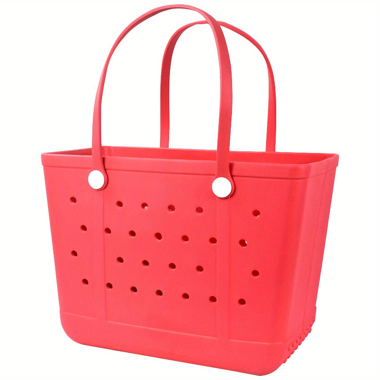 Bolso de playa de goma de gran - Handbags reseña y precio