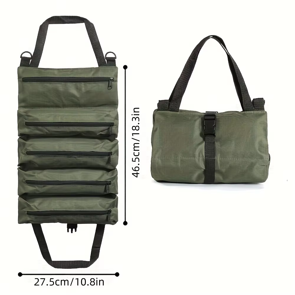 Bolsa de lona multiusos para h - Foldable Rolling Luggage Bag reseña y precio
