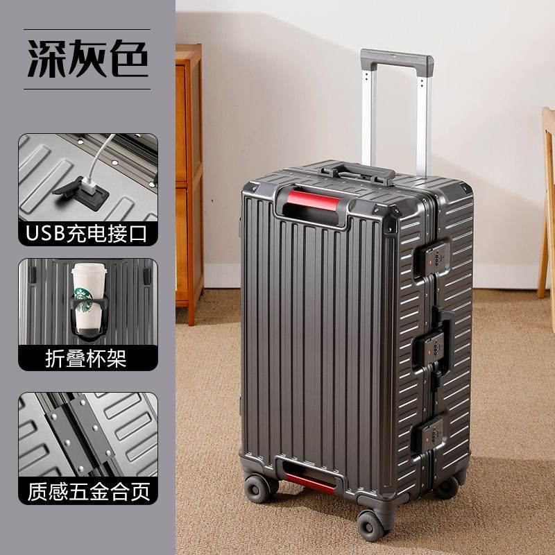 Maleta de Viaje de Gran Tamaño - Aluminum Frame Carry On Luggage reseña y precio