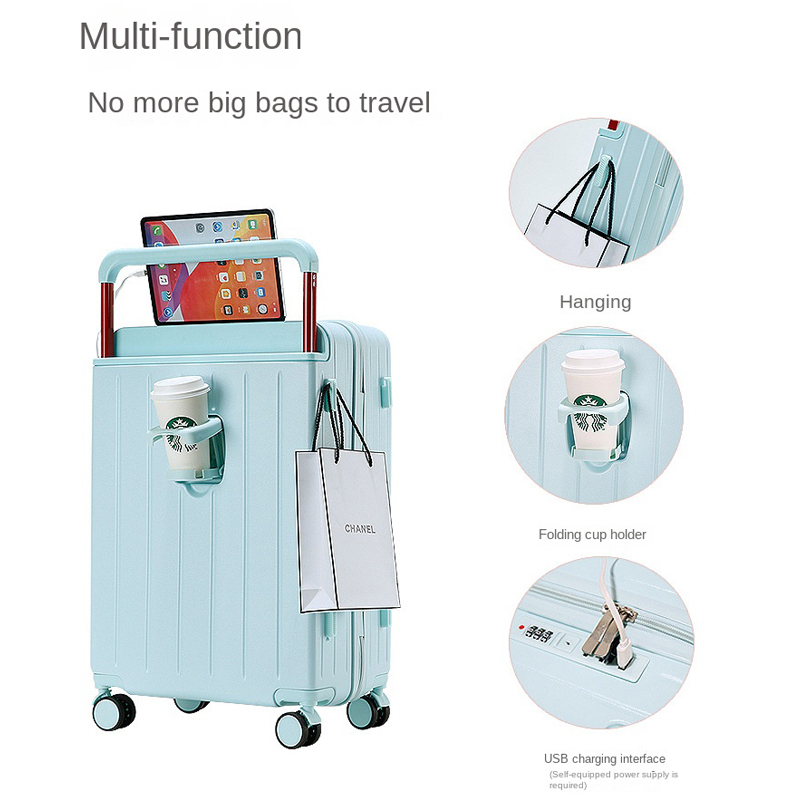 Maleta de viaje con asa ancha  - Spinner Wheel Rolling Suitcase 20 Inch reseña y precio