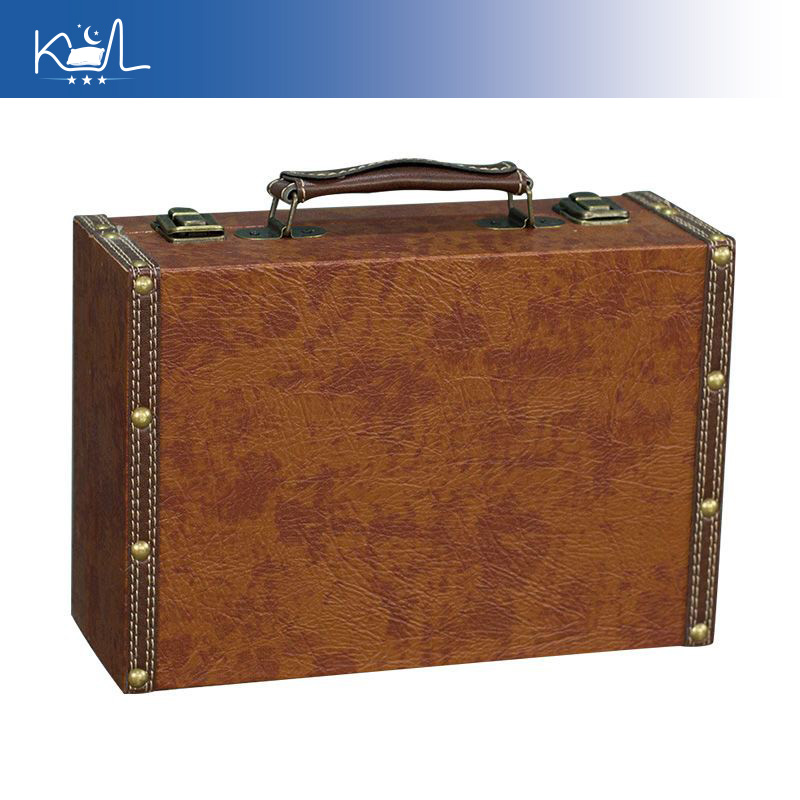 Maleta Decorativa Marrón Vinta - Retro Vintage Trunk Suitcase reseña y precio