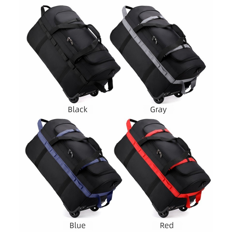 Bolsa de lona con ruedas de al - Foldable Rolling Luggage Bag reseña y precio