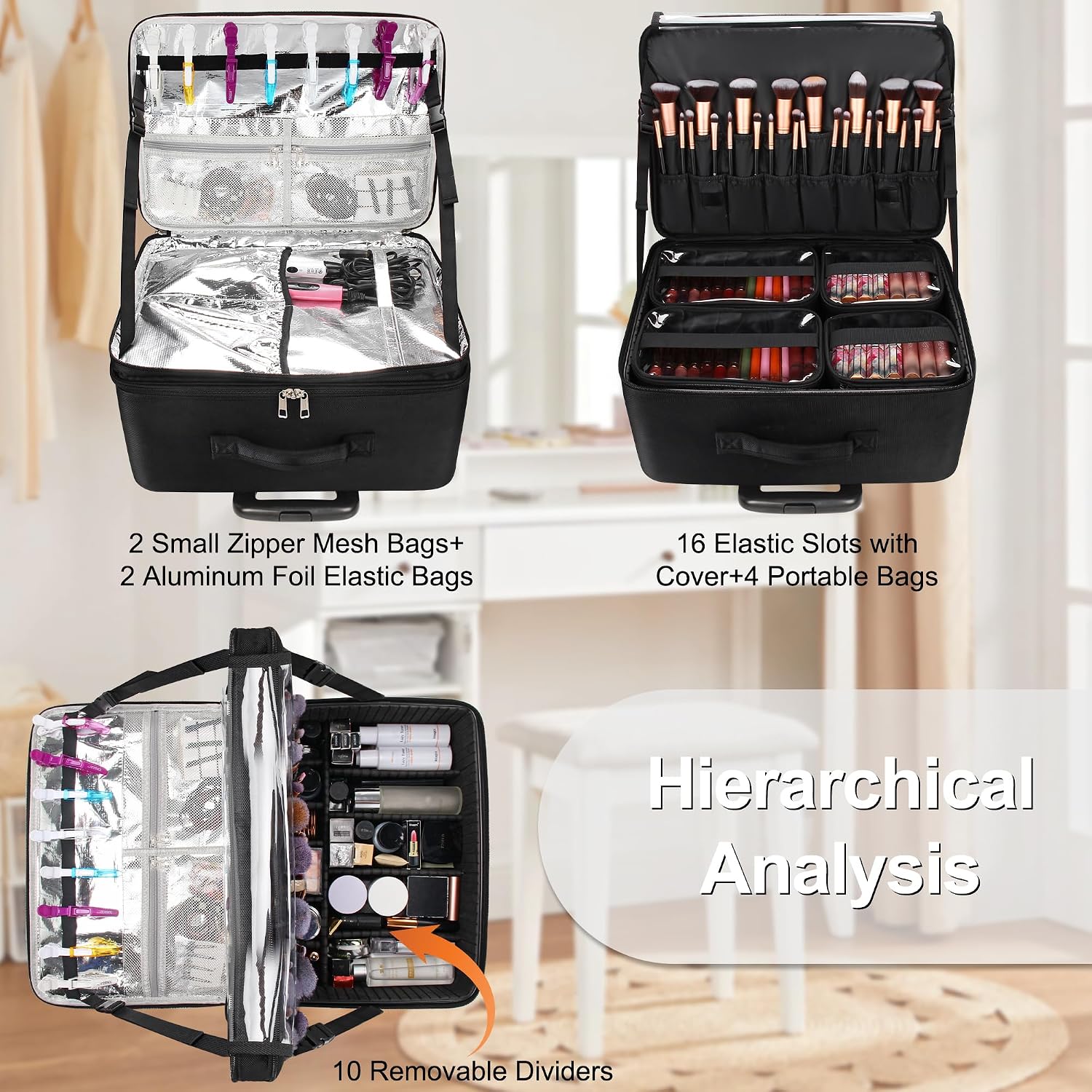 Maleta de Maquillaje Extra Gra - Travel Bags reseña y precio
