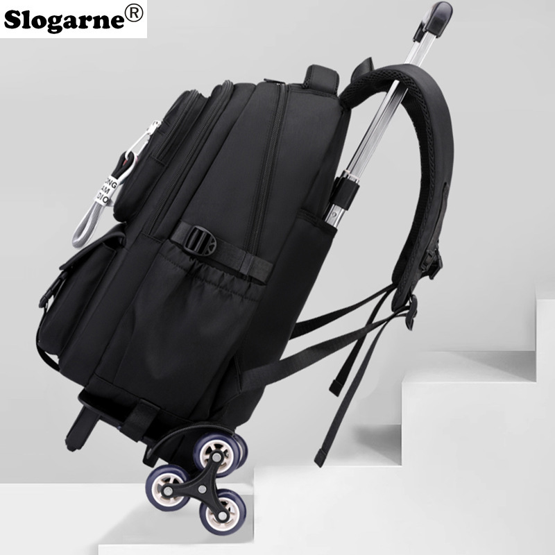 Mochila con Ruedas para Estudi - Foldable Rolling Luggage Bag reseña y precio