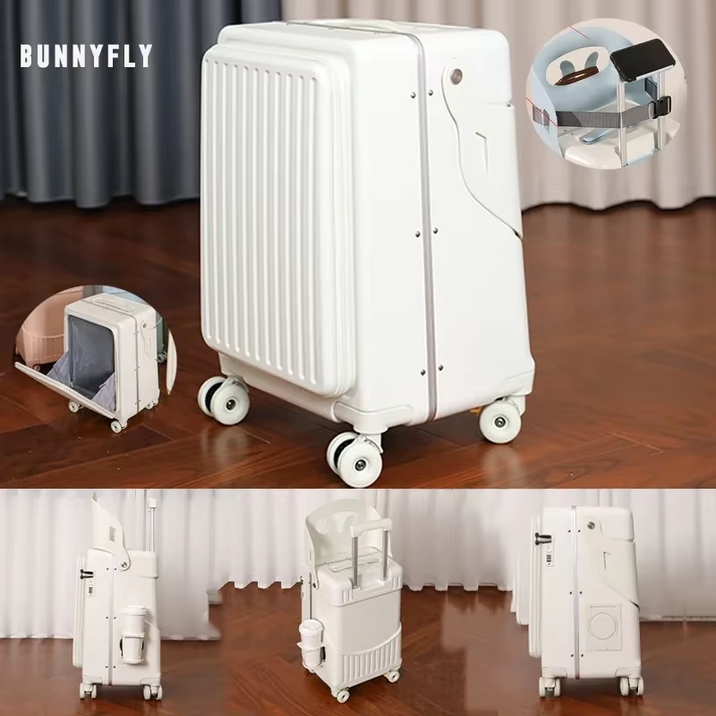 Maleta de Viaje BunnyFly con A - Aluminum Frame Carry On Luggage reseña y precio