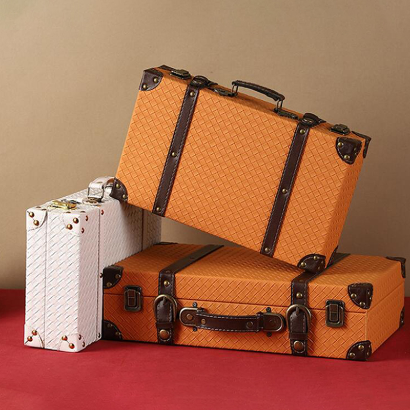 Maleta de madera vintage Caja  - Retro Vintage Trunk Suitcase reseña y precio