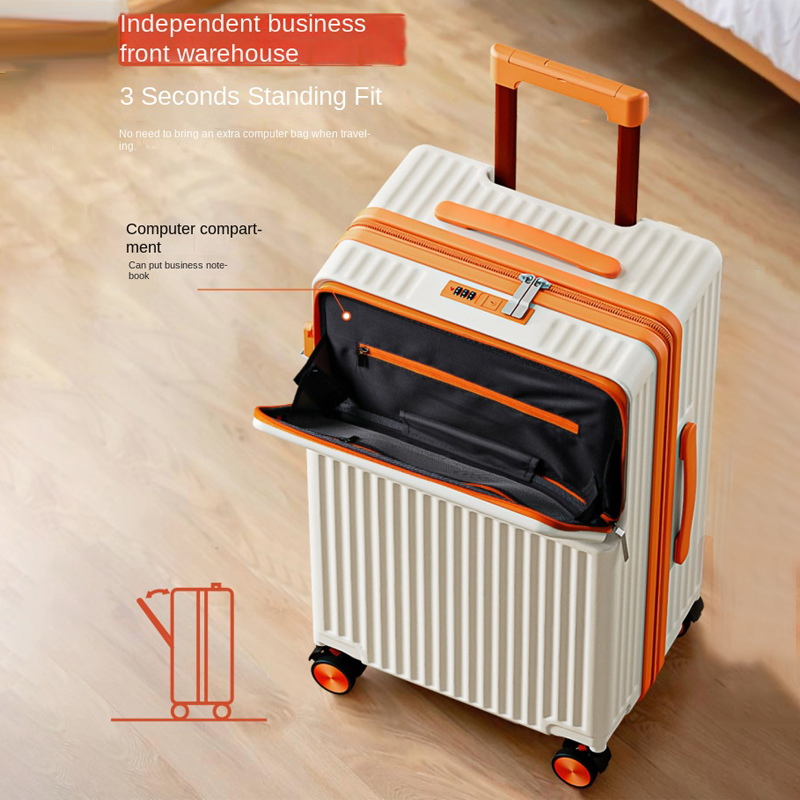 Maleta de viaje elegante de 20 - Front Opening Laptop Luggage 24 Inch reseña y precio