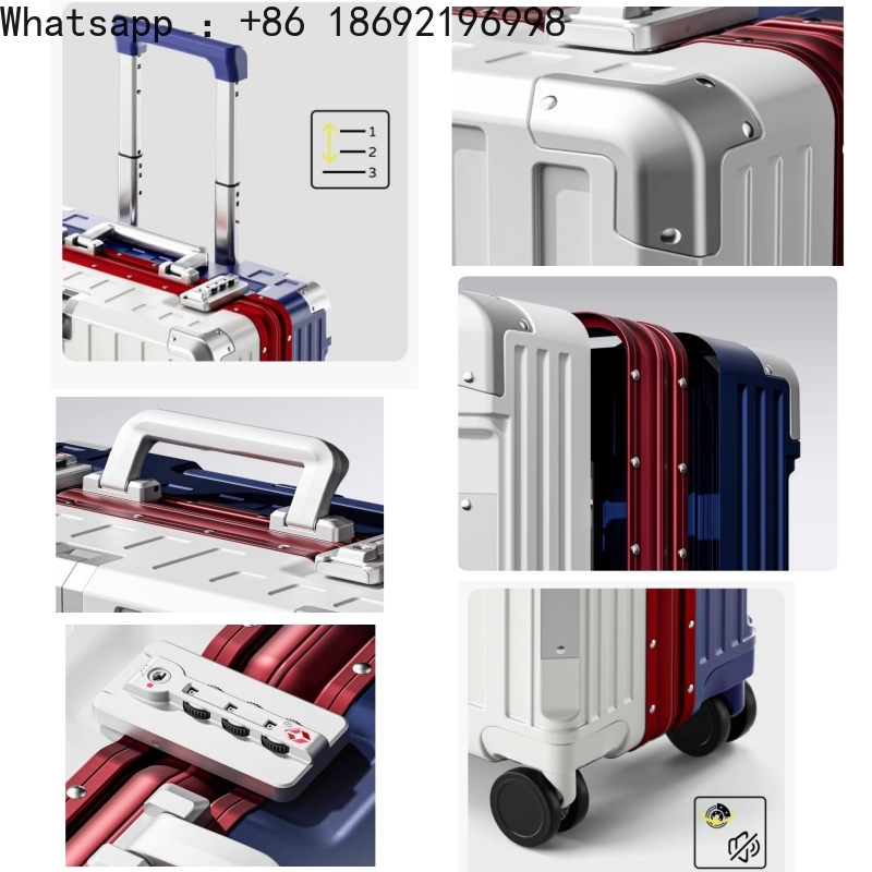 Maleta de Viaje con Ruedas de  - Aluminum Frame Carry On Luggage reseña y precio