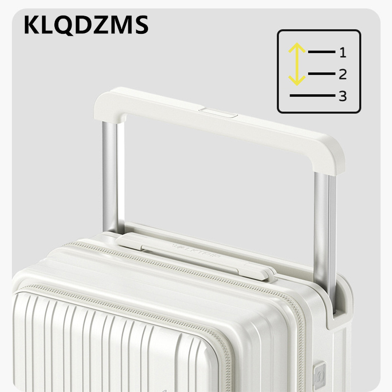 Maleta de Viaje KLQDZMS con Ca - Front Opening Laptop Luggage 24 Inch reseña y precio