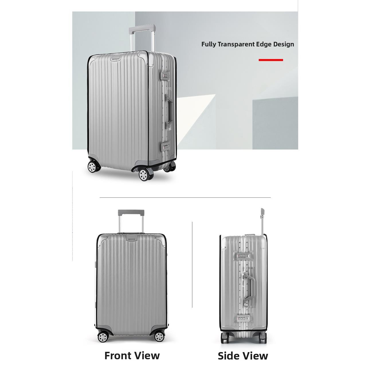 Funda protectora transparente  - Luggage Protective Cover Transparent reseña y precio