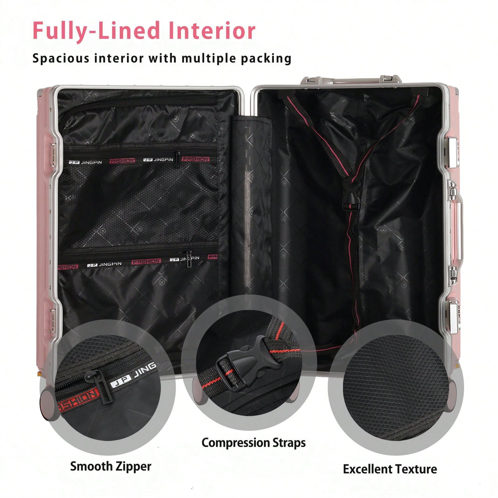 Maleta de mano de 20 pulgadas  - Aluminum Frame Carry On Luggage reseña y precio