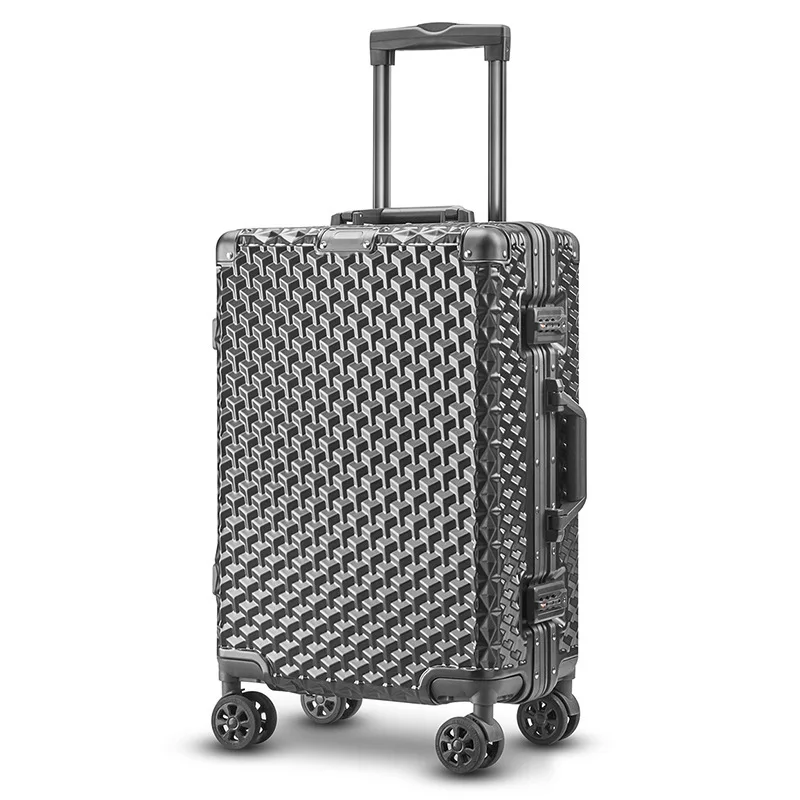 Nueva maleta de viaje, caja de - Aluminum Frame Carry On Luggage reseña y precio