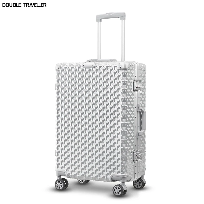 Nueva maleta de viaje, caja de - Aluminum Frame Carry On Luggage reseña y precio