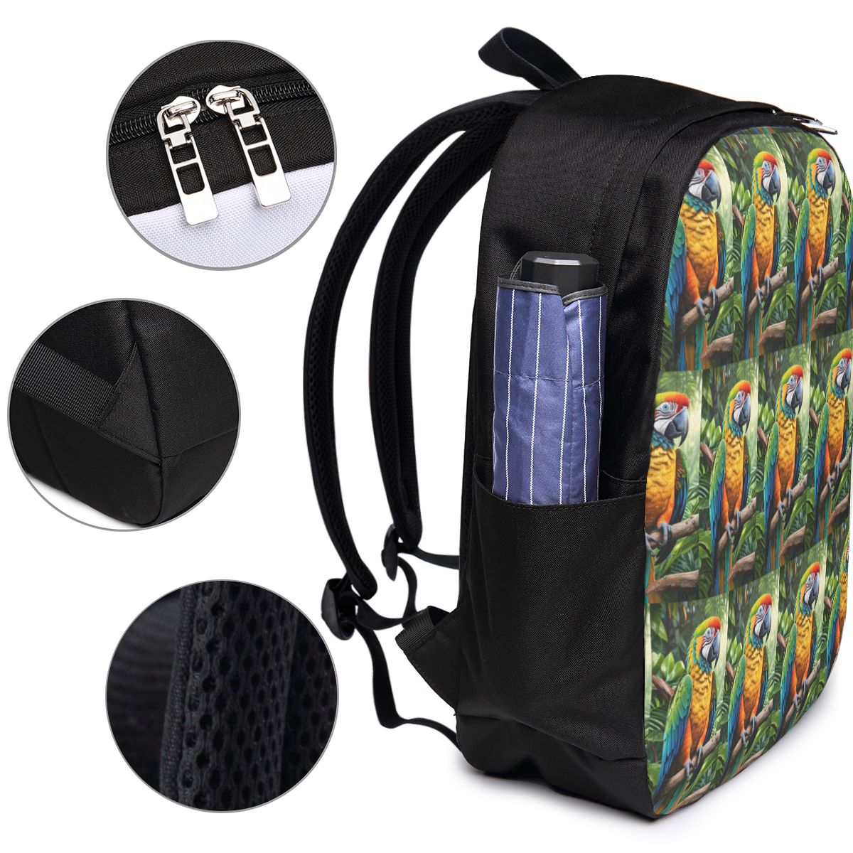 Mochila con diseño de loros ma - Travel Bags reseña y precio