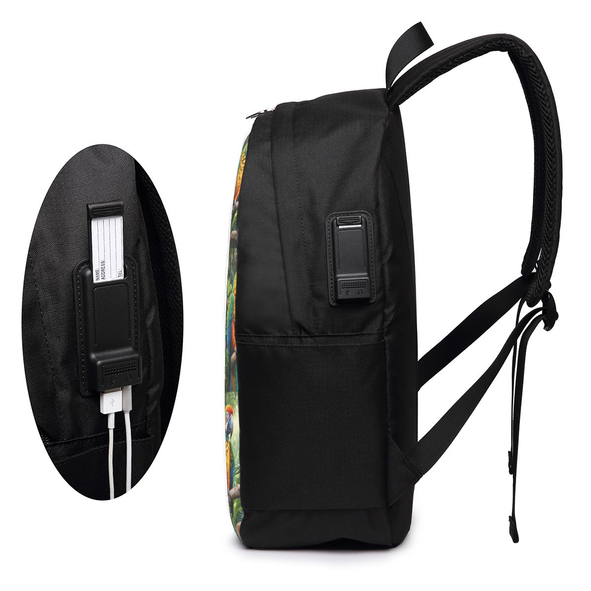 Mochila con diseño de loros ma - Travel Bags reseña y precio