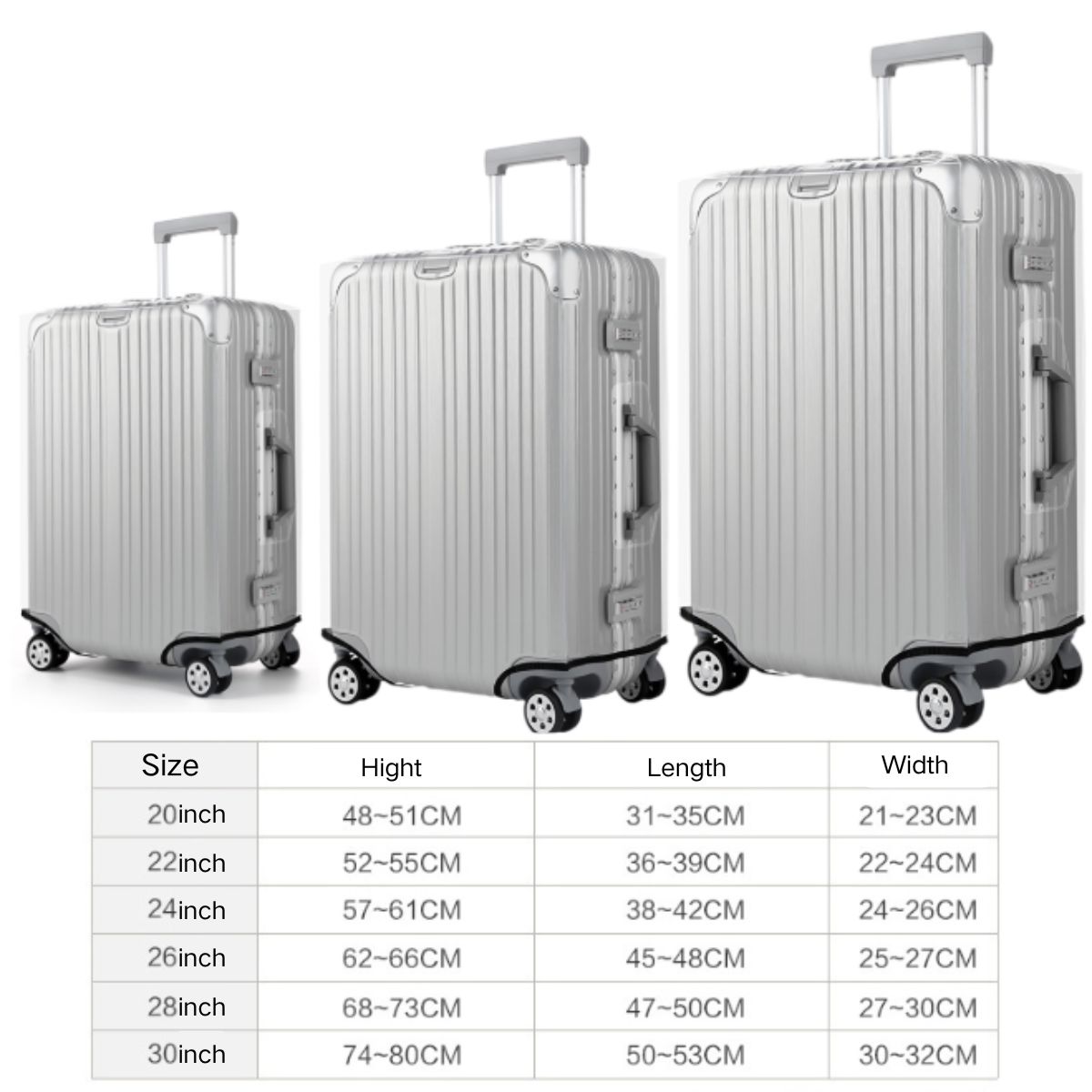 Protector de cubierta de equip - Waterproof Suitcase Cover Protector reseña y precio