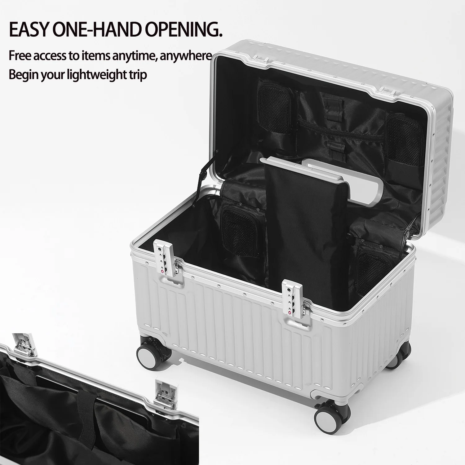 Maleta de Viaje con Marco de A - Aluminum Frame Carry On Luggage reseña y precio