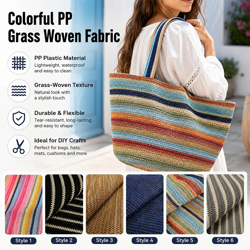 Tela de Paja de Polipropileno  - Handbags reseña y precio