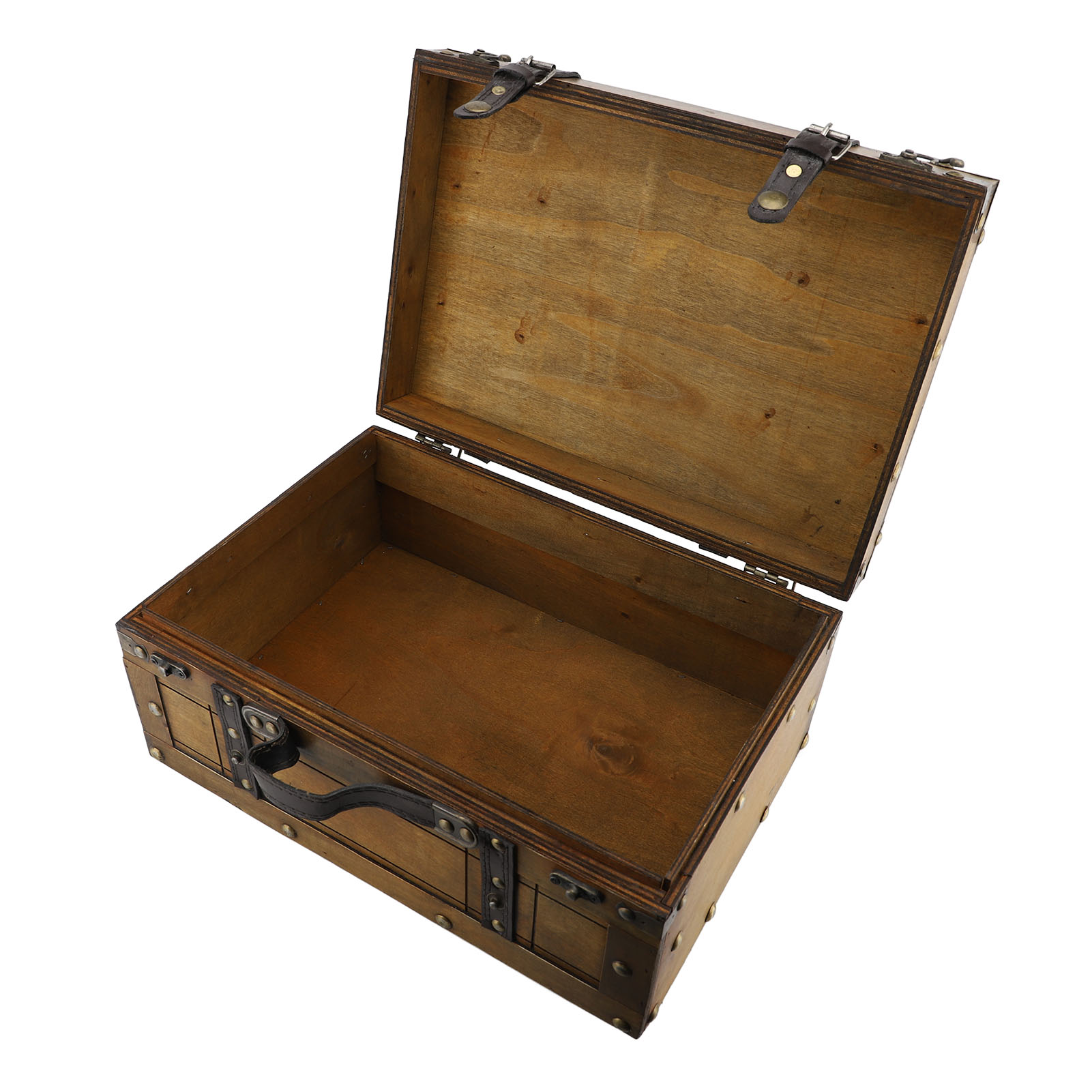 Maleta Retro de madera sintéti - Retro Vintage Trunk Suitcase reseña y precio