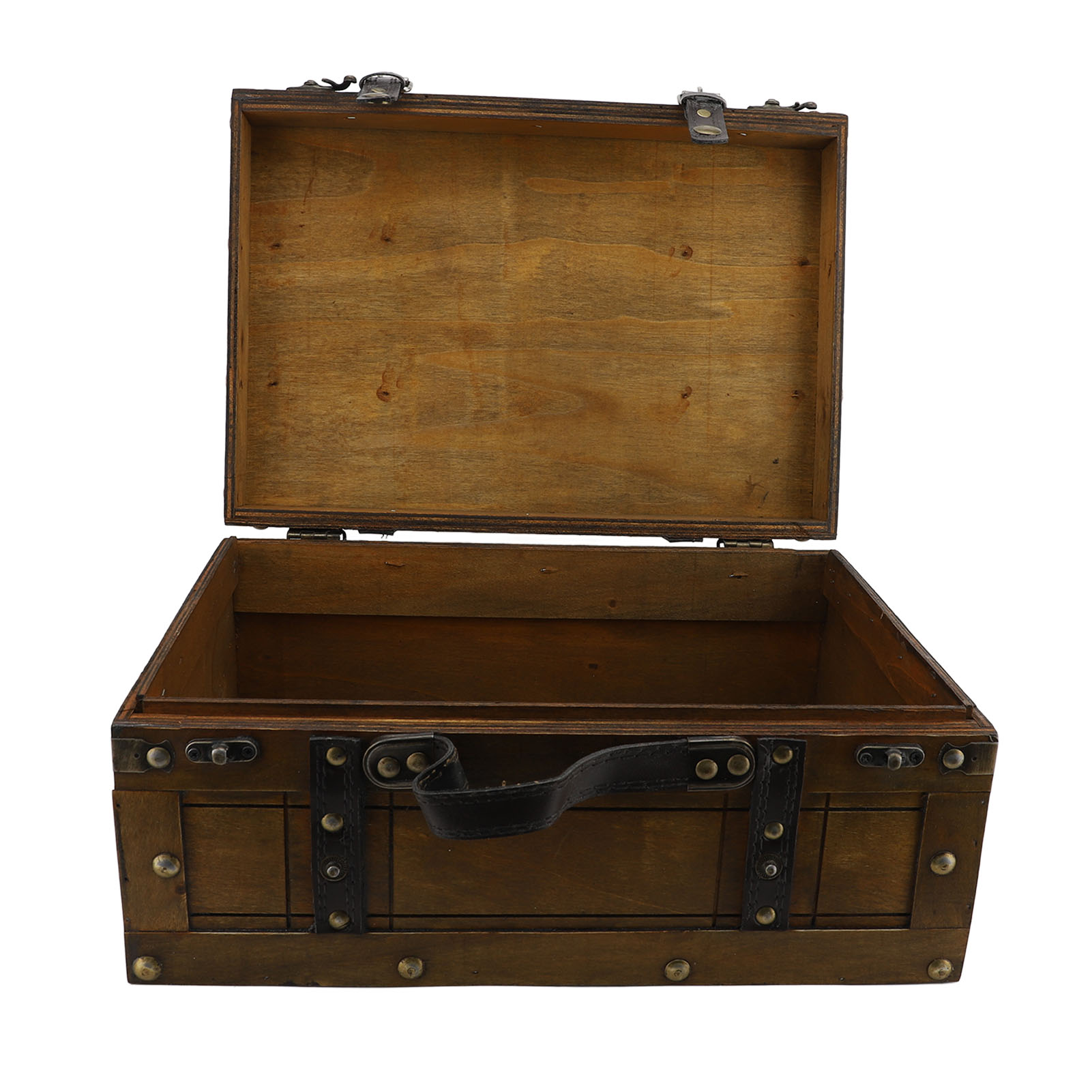 Maleta Retro de madera sintéti - Retro Vintage Trunk Suitcase reseña y precio
