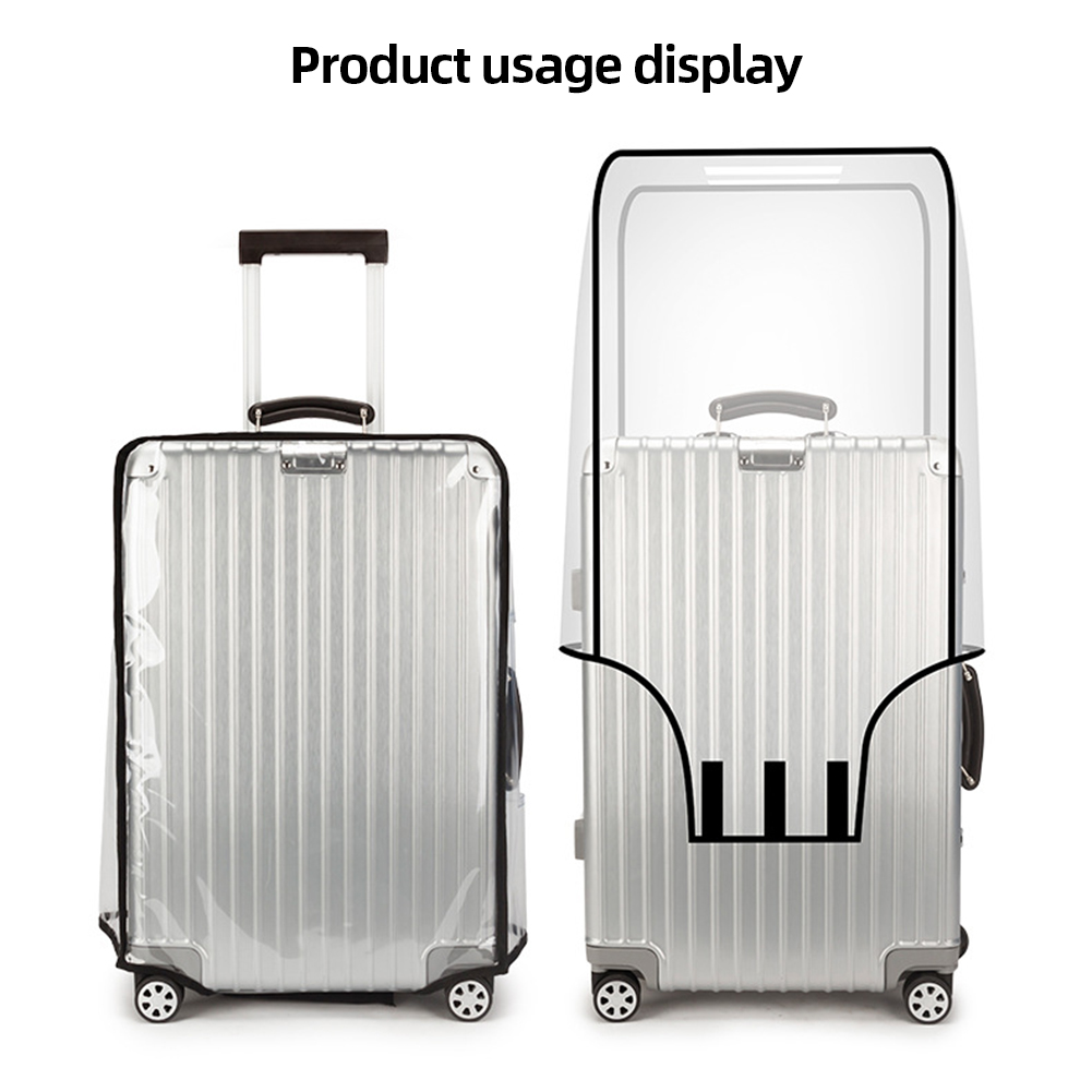 Funda protectora transparente  - Waterproof Suitcase Cover Protector reseña y precio