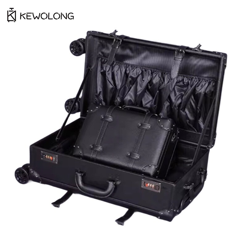 Conjunto de maletas vintage 20 - Retro Vintage Trunk Suitcase reseña y precio