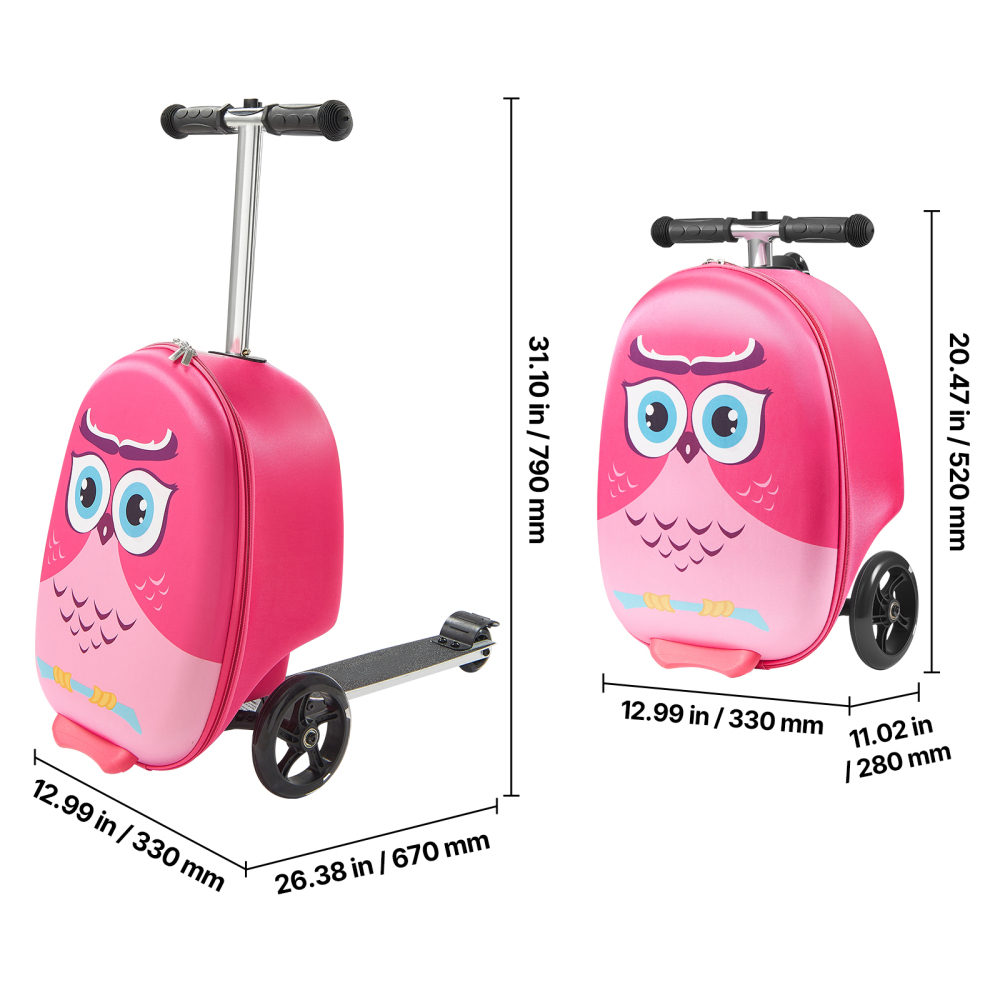 Maleta Scooter para Niños de 2 - Kids Ride On Suitcase Scooter reseña y precio