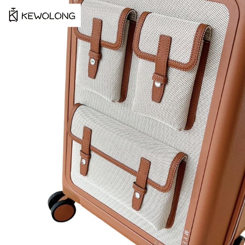 Maleta de lona vintage con rue - Spinner Wheel Rolling Suitcase 20 Inch reseña y precio
