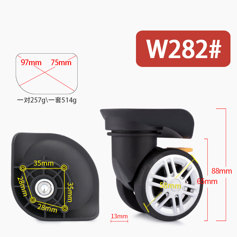 Para 41Z #   Rueda de Repuesto - Silent Replacement Luggage Wheels reseña y precio