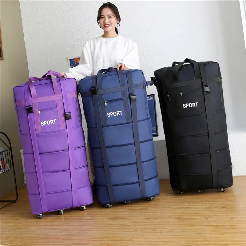 Bolsa Oxford a cuadros para ae - Foldable Rolling Luggage Bag reseña y precio